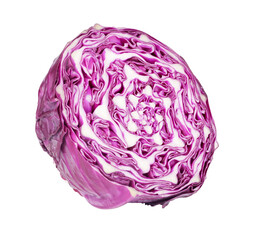 Obraz premium red cabbage on transparent background. png file