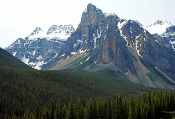 Obraz premium Landscape of the famous Highway 93, Canada