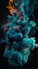 "Inkblot Dreams": A series of abstract images featuring a marbled ink effect. This technique involves dropping ink onto a surface and then swirling the colors together to create a unique, abstract