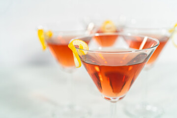 Cosmopolitan cocktail