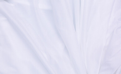 Obraz premium white cloth background,Abstract white fabric texture background.White cloth background abstract with soft waves.