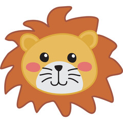 lion cartoon illustration