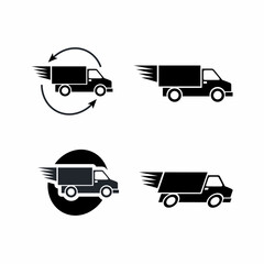 set of shipping delivery vector icon