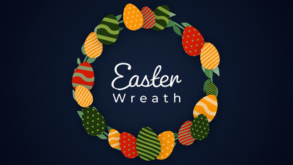 Easter Wreath Title