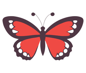 Add a pop of color to your project with this stunning colorful butterfly vector art. Perfect for nature-themed designs, coloring books, and more. High-quality and easily editable. Get yours now