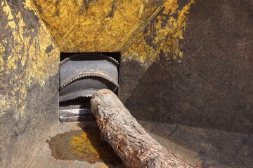 Holzhäcksler mit Schneidemesser