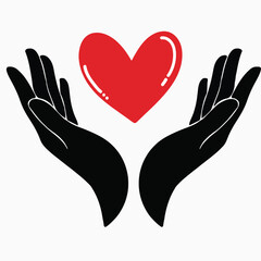 hands with heart