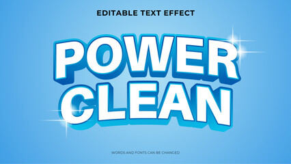 editable blue color text effect