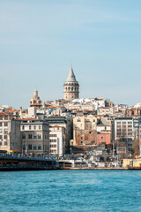 Fototapeta na wymiar View of Istanbul from a ship, Turkey