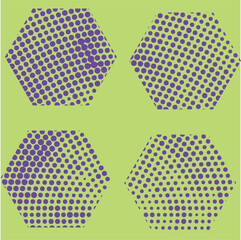 Halftone background design vector 