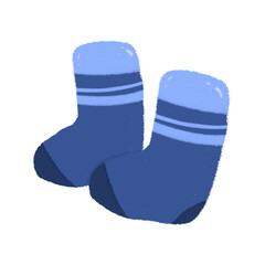 Cute socks about bedtime stationary sticker