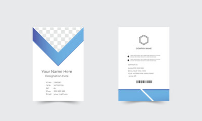 id card design,Modern and minimalist id card template,design with 3 color,ID Card Layout with Colorful Elements. creative id card design,modern design template for your design