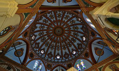 Naklejka premium Ramazan Pasha Mosque is located in Aydin, Turkey. It was built in 1595.