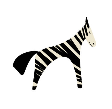 png zebra cartoon illustration, doodle drawings of cute characters for children, sticker for notebook and diary
