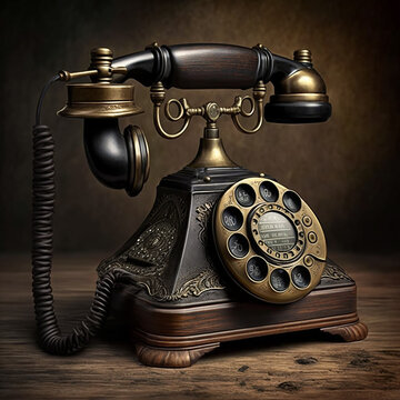old timey phone pink old style phone, tiny flowers, noble wallpaper