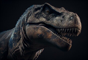 tyrannosaurus close-up 2. Generative AI