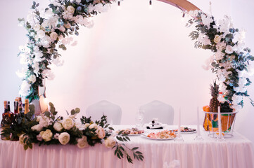 Table decor for newlyweds, Wedding event decor