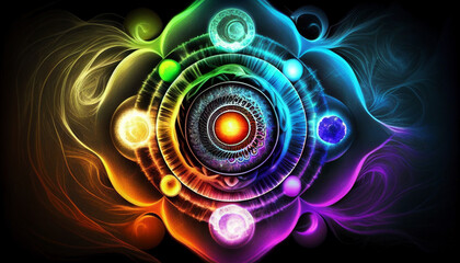 good energy chakra healing picture spiritualistic