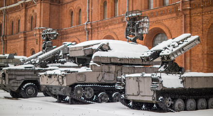 Fototapeta na wymiar russian tank