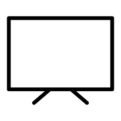 Naklejka premium television