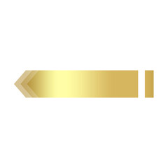 gold banner arrow bar