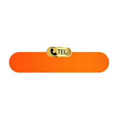 orange banner contact tel and bottom bar