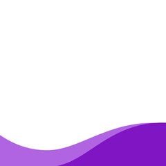 purple bottom bar wave