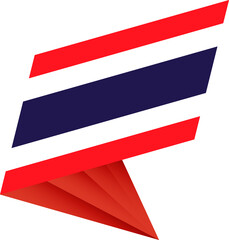 Flag of Thailand, modern pin flag