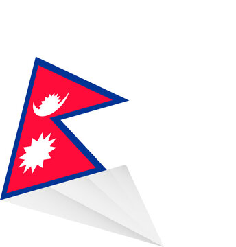 Flag Of Nepal, Modern Pin Flag