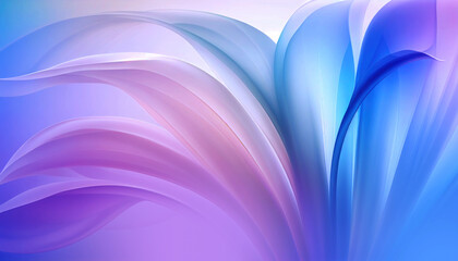 Abstract colorful silky background by Generative AI