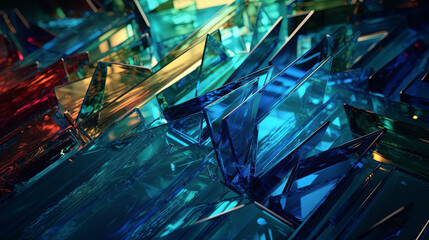 Abstract background glass
