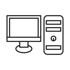 Desktop Computer Icon Design