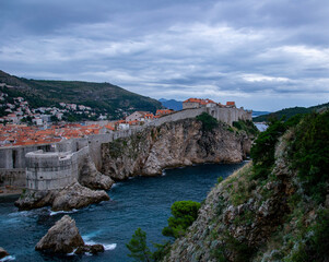 Fototapeta na wymiar Dubrovnik fortress walls