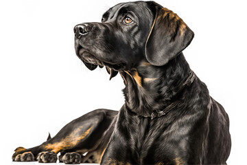 Harrier Dog: Agile Hunter Captured on a White Background"