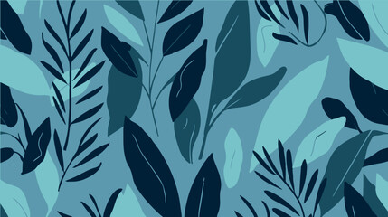 Modern abstract art vector drawing. Matisse like contemporary floral decoration. Retro creative shapes. Organic and minimal leaf print. Hipster  floral graphic elements. Vintage inspired art. Creative