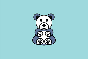 Panda design for kids