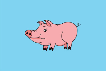 Pig design for kids