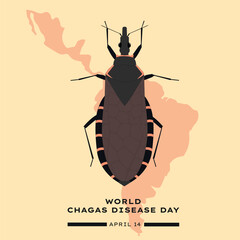 world chagas disease day, chagas insect, vinchuca, kinsing bug, American trypanosomiasis