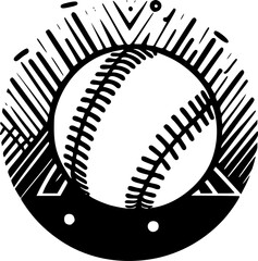 Fototapeta na wymiar Baseball - High Quality Vector Logo - Vector illustration ideal for T-shirt graphic