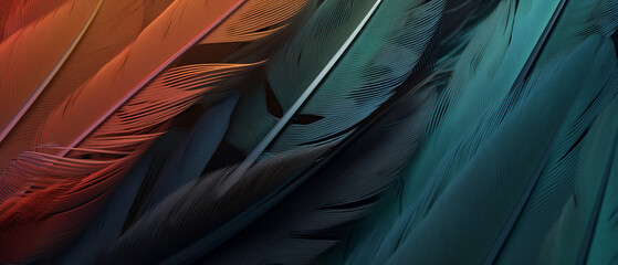 HD Feathers Texture Background