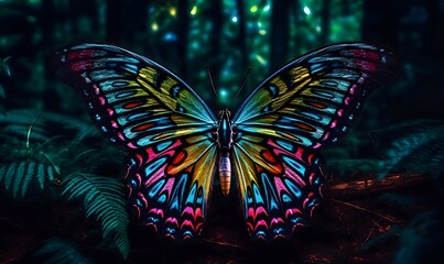 Fototapeta na wymiar Creative Butterfly . Created with Générative AI.