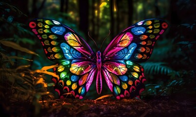 Obraz na płótnie Canvas Creative Butterfly . Created with Générative AI.