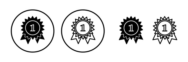 Achieve icon vector. medal icon vector. award. Certificate