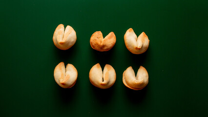 Fortune cookie asian snack