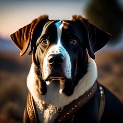 handsome dog -Created using Generative AI tools