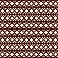 Outline seamless pattern with geometric figures. Repeated diamond abstract background. Ethnic and tribal motif.