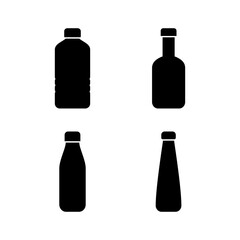 Bottle icon vector illustration. bottle sign and symbol