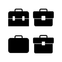 Briefcase icon vector illustration. suitcase sign and symbol. luggage symbol.