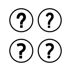 Question icon vector illustration. question mark sign and symbol