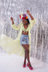 Obraz premium Black Brazilian Girl Smiling